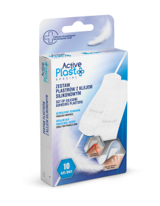ActivePlast Zestaw Plastrów z Klejem silikonowym 10 szt.
